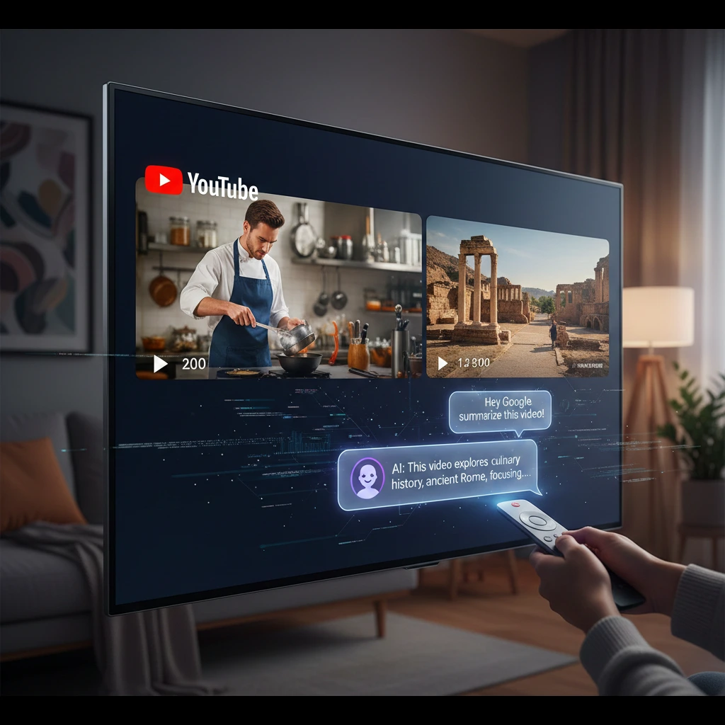 YouTube AI on TVs