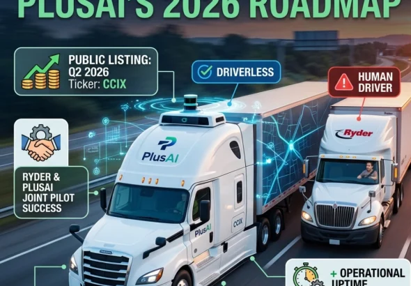 PlusAI autonomous trucking 2026