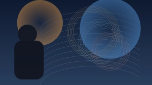 Conceptual illustration of human intelligence facing a complex AI system map representing capability, alignment, and governance.