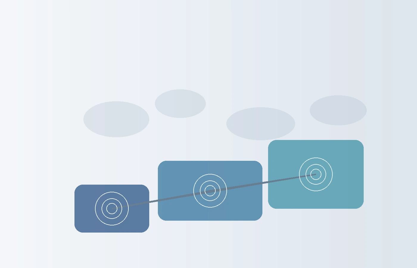 Layered governance diagram concept showing how standards, ethics principles, and regulation interact for advanced AI.