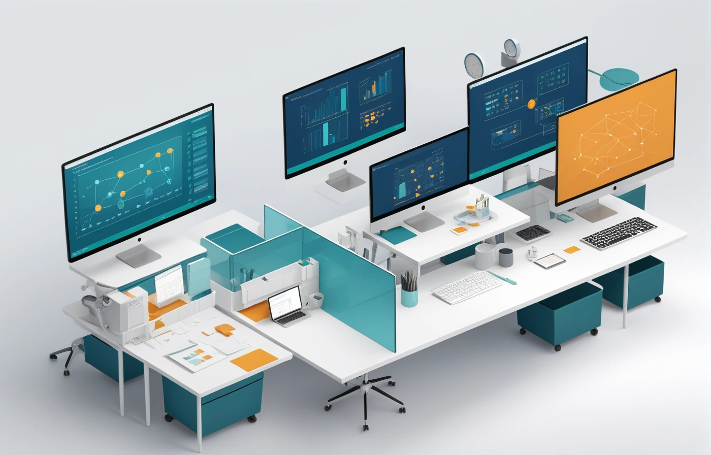 Side-by-side visual comparing a narrow AI specialist system with a broader general intelligence concept