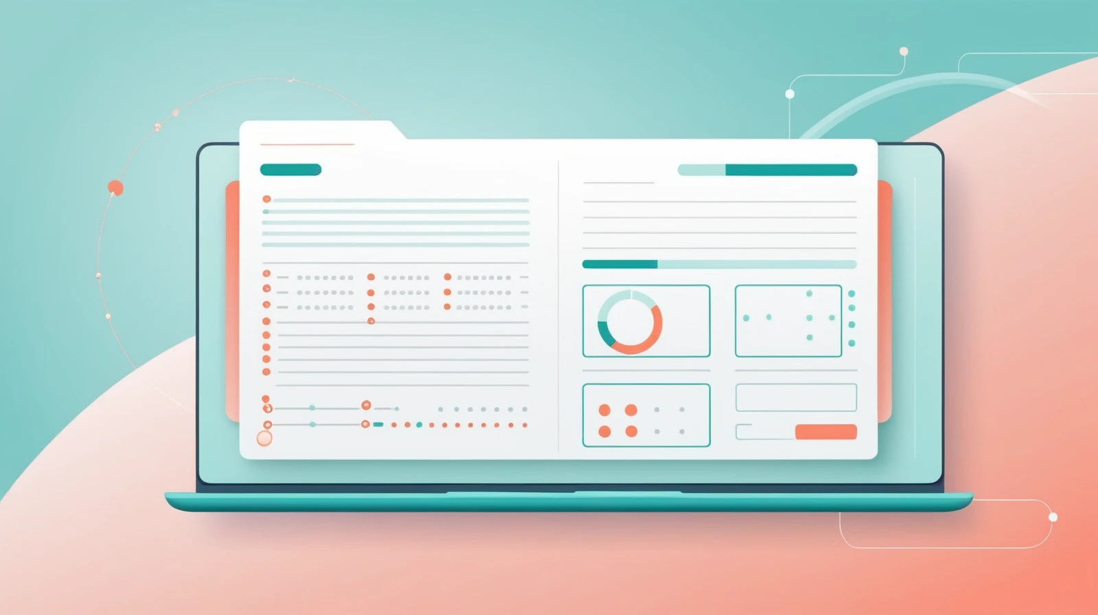 Split illustration comparing survey answers with biometric response signals used in neuromarketing