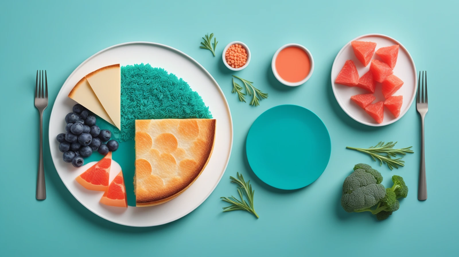 Illustration showing flavor as a multisensory experience that is larger than taste alone.