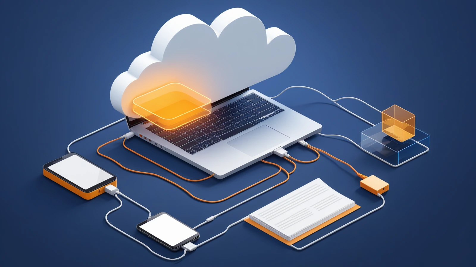 Diagram showing how cloud-stored neural data can become reachable through legal process.