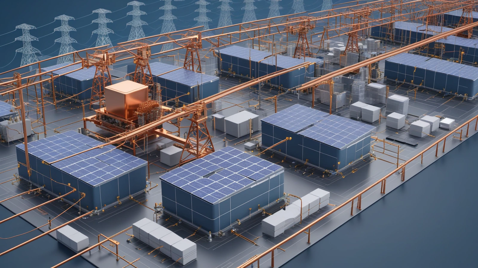 Illustration showing compute infrastructure as the hidden bottleneck in the AGI race.