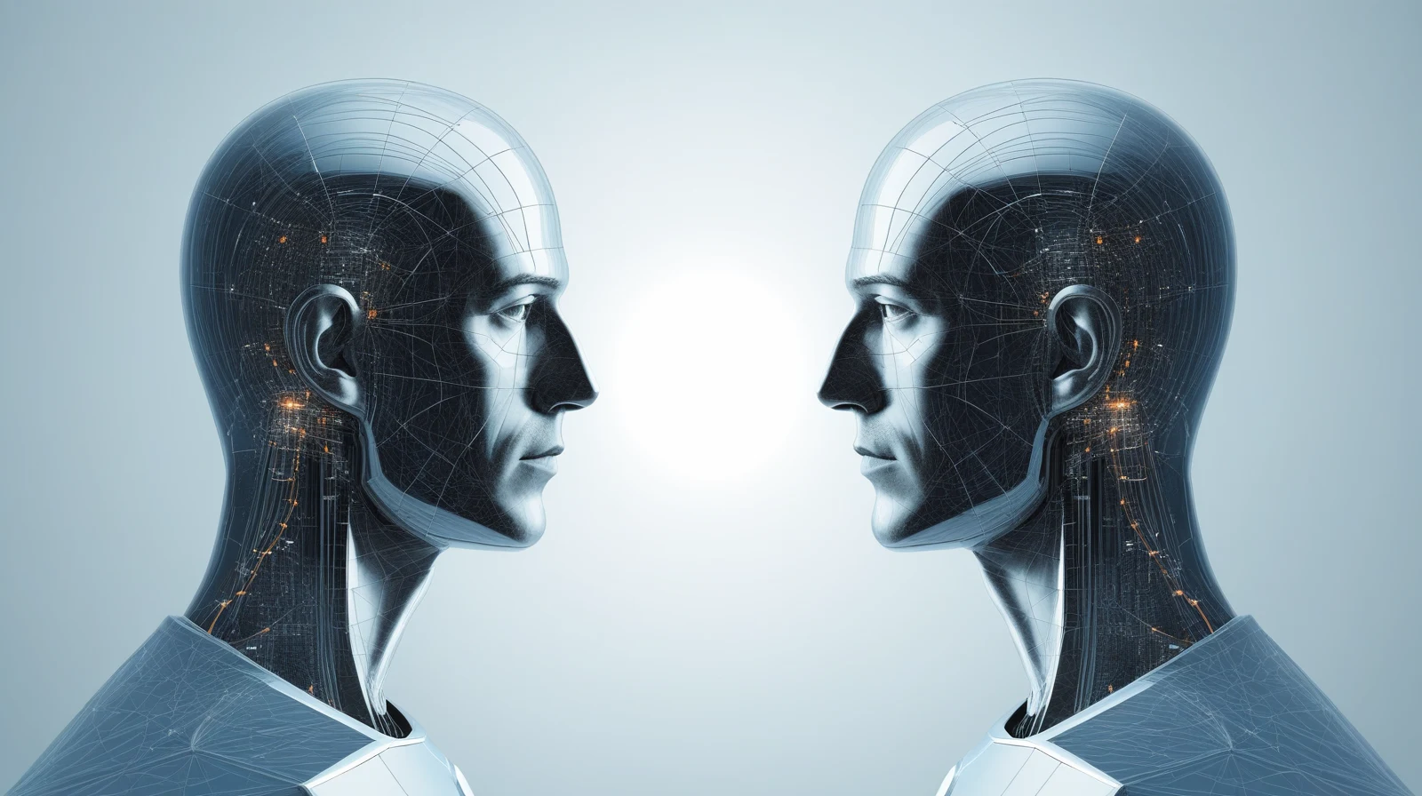 Illustration representing the problem of whether an uploaded copy would still be the same person.