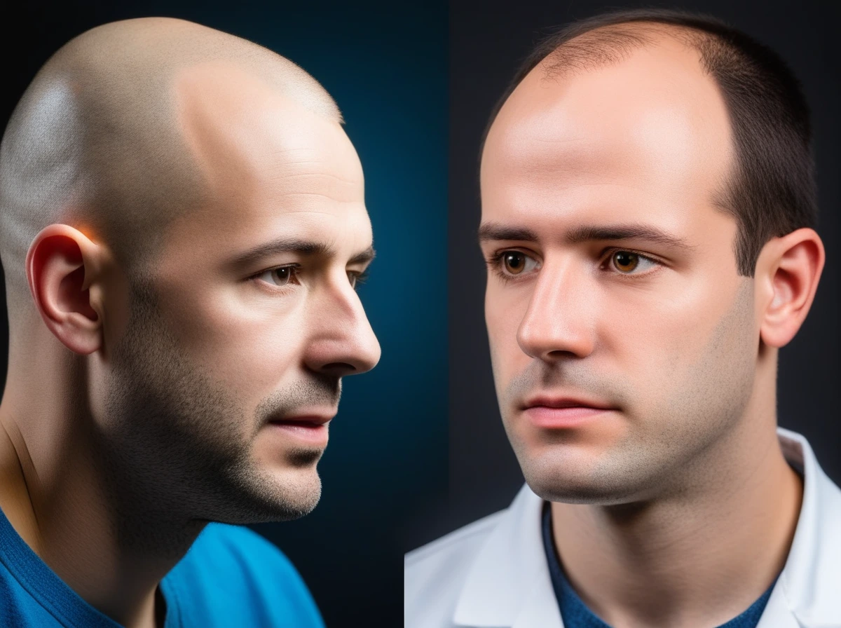 Split illustration comparing therapeutic neural restoration with coercive behavioral control.