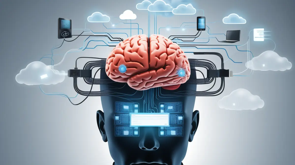Illustration of brain data access controls, consent settings, and encrypted storage.