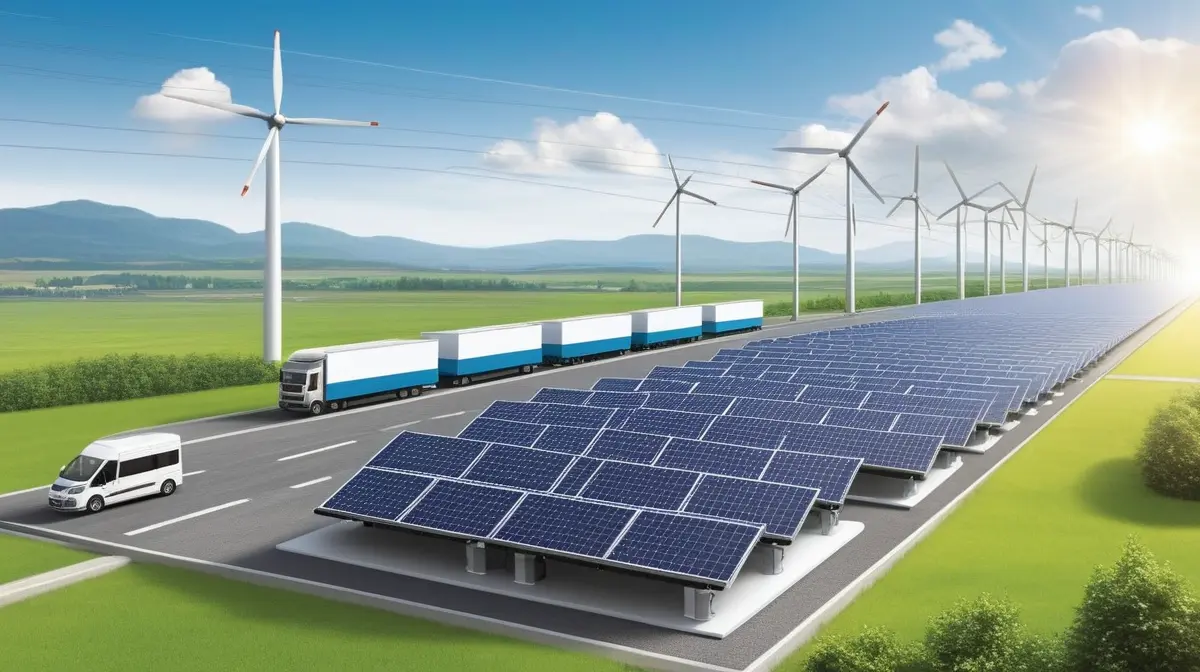 Illustration of infrastructure and logistics systems using energy-harvesting devices.