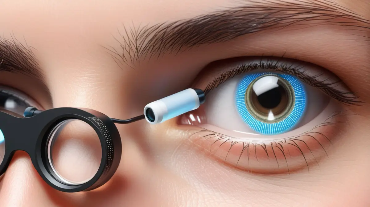 Illustration of lightweight visual computing hardware layers including lenses, glasses, and companion devices.