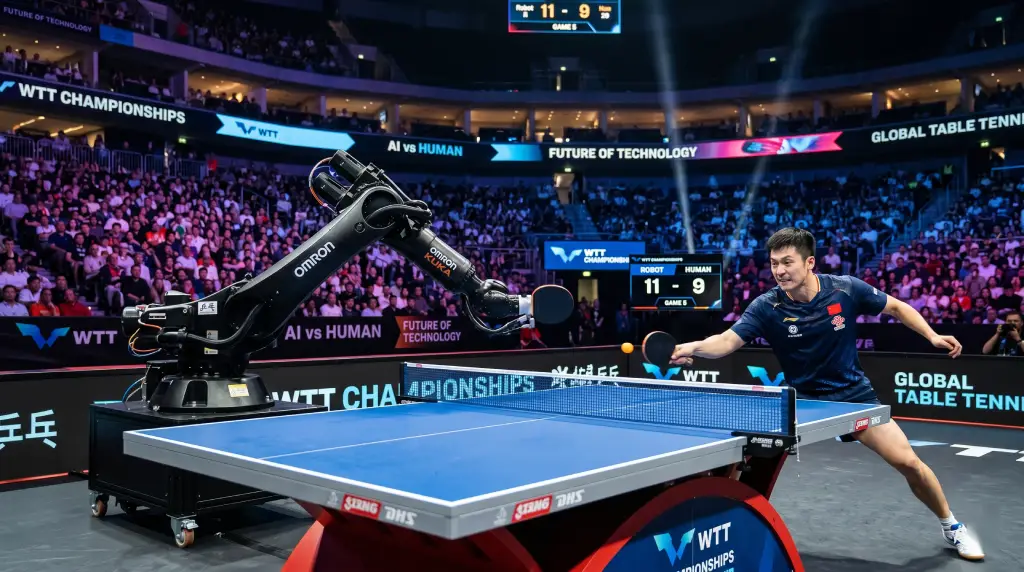 A Robot Just Beat Elite Human Table Tennis Players — And the Implications Go Far Beyond Sport