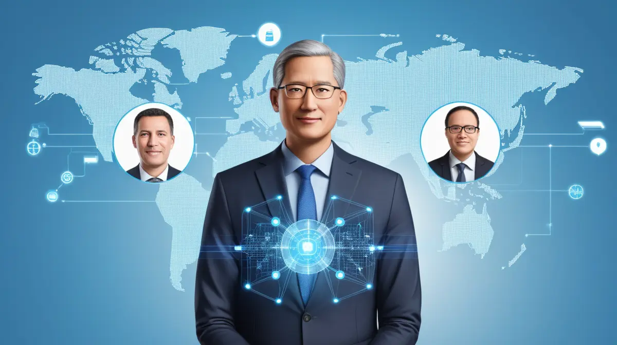 Illustration of a personal digital twin connected to data ownership, licensing, and identity rights.