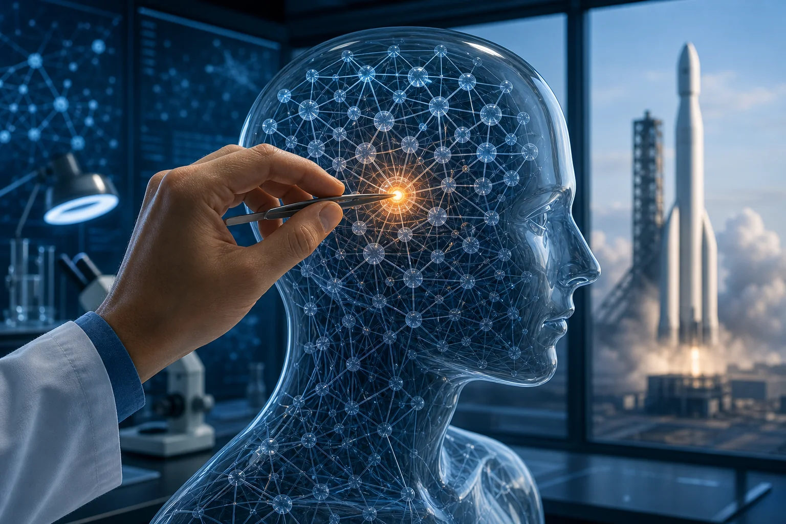 Interpretability used as a pre-deployment AI safety check inside a language model