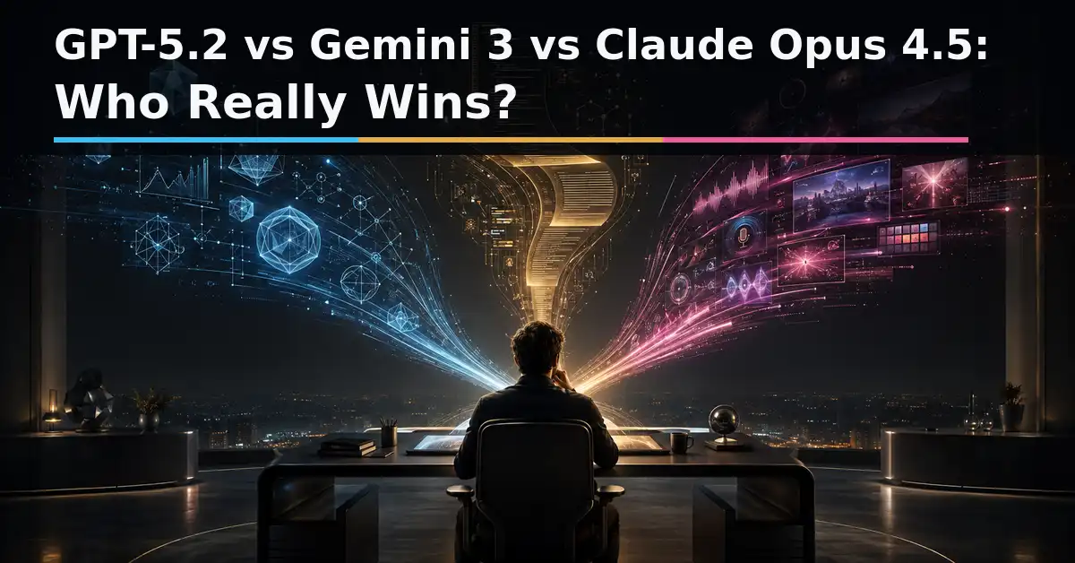 GPT-5.2 vs Gemini 3 vs Claude Opus 4.5: Who Really Wins?