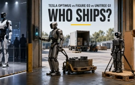 Tesla Optimus vs Figure 03 vs Unitree G1: Who Ships?