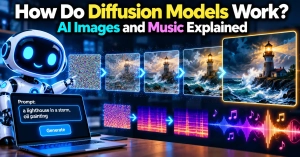 How Do Diffusion Models Work? AI Images and Music Explained
