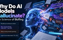 Why Do AI Models Hallucinate? The Science of Bluffing