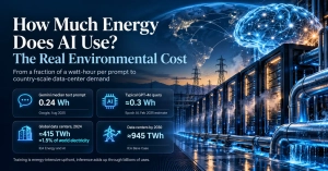 How Much Energy Does AI Use? The Real Environmental Cost