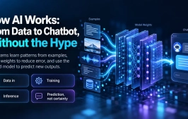 How AI Works: From Data to Chatbot, Without the Hype